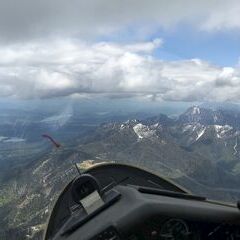 Flugwegposition um 10:54:26: Aufgenommen in der Nähe von Municipality of Kranjska Gora, Slowenien in 2446 Meter