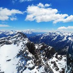 Flugwegposition um 10:22:35: Aufgenommen in der Nähe von Gemeinde Waidring, 6384 Waidring, Österreich in 2537 Meter