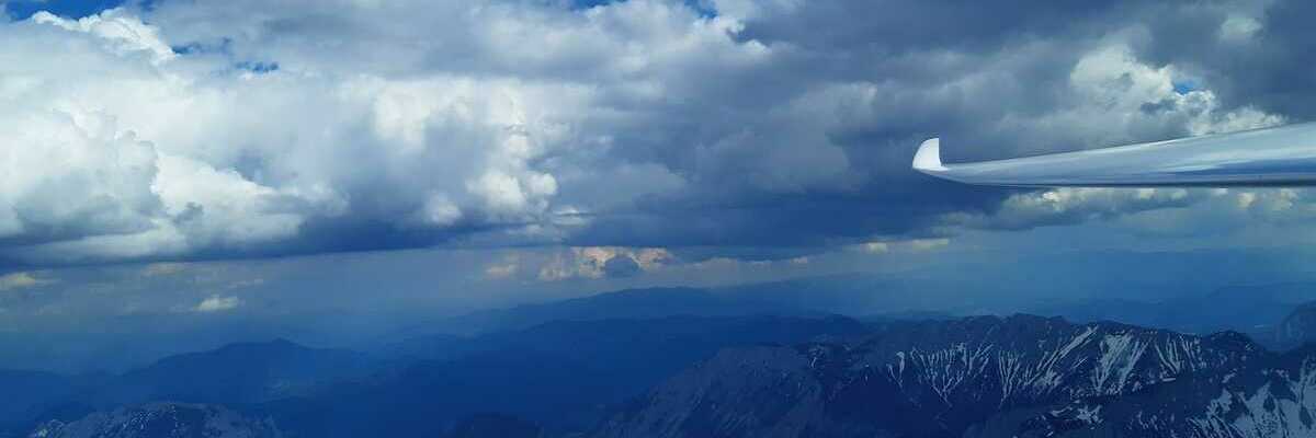 Flugwegposition um 13:45:17: Aufgenommen in der Nähe von Gemeinde Wildalpen, 8924, Österreich in 2548 Meter