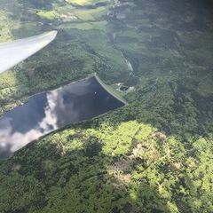 Flugwegposition um 12:49:20: Aufgenommen in der Nähe von Regen, Deutschland in 2372 Meter