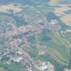 Flugwegposition um 12:40:29: Aufgenommen in der Nähe von Okres Pelhřimov, Tschechien in 1789 Meter