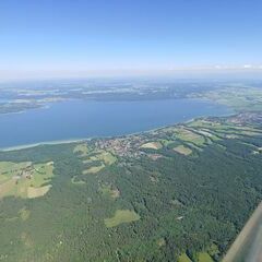 Flugwegposition um 13:48:11: Aufgenommen in der Nähe von Landsberg am Lech, Deutschland in 1544 Meter