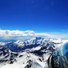 Flugwegposition um 13:50:04: Aufgenommen in der Nähe von Gemeinde Rauris, 5661, Österreich in 3580 Meter