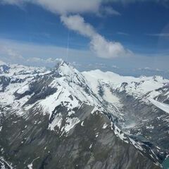 Flugwegposition um 11:51:57: Aufgenommen in der Nähe von Gemeinde Heiligenblut, 9844, Österreich in 3409 Meter