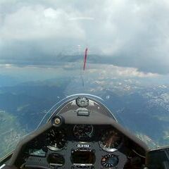 Flugwegposition um 14:25:32: Aufgenommen in der Nähe von St. Nikolai im Sölktal, 8961, Österreich in 3087 Meter