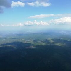 Flugwegposition um 15:48:23: Aufgenommen in der Nähe von Okres Prachatice, Tschechien in 2272 Meter