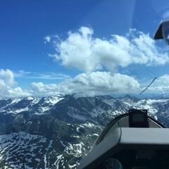 Flugwegposition um 14:08:08: Aufgenommen in der Nähe von Gemeinde Bad Hofgastein, 5630 Bad Hofgastein, Österreich in 3034 Meter