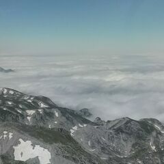 Flugwegposition um 10:09:52: Aufgenommen in der Nähe von Gemeinde Thörl, Österreich in 2370 Meter