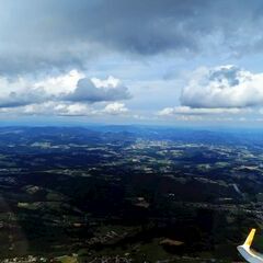 Flugwegposition um 13:34:22: Aufgenommen in der Nähe von Gemeinde St. Radegund bei Graz, Österreich in 1662 Meter