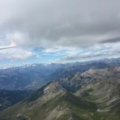 Flugwegposition um 13:31:30: Aufgenommen in der Nähe von Arrondissement de Barcelonnette, Frankreich in 3252 Meter