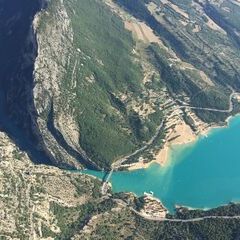 Flugwegposition um 16:26:23: Aufgenommen in der Nähe von Arrondissement de Digne-les-Bains, Frankreich in 1790 Meter