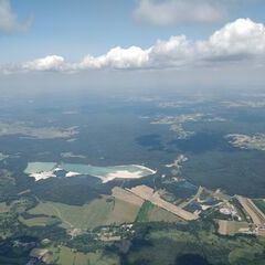 Flugwegposition um 11:23:18: Aufgenommen in der Nähe von Okres Jindřichův Hradec, Tschechien in 2169 Meter