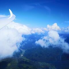 Flugwegposition um 14:37:48: Aufgenommen in der Nähe von Gemeinde Thomatal, 5592 Thomatal, Österreich in 2921 Meter