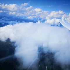 Flugwegposition um 14:50:21: Aufgenommen in der Nähe von Gemeinde St. Michael im Lungau, 5582, Österreich in 3352 Meter