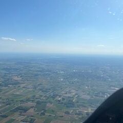 Flugwegposition um 14:50:41: Aufgenommen in der Nähe von Kreis Mórahalom, Ungarn in 1417 Meter