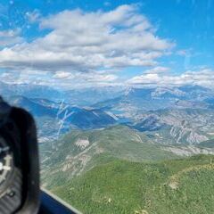 Flugwegposition um 15:28:55: Aufgenommen in der Nähe von Arrondissement de Forcalquier, Frankreich in 1895 Meter