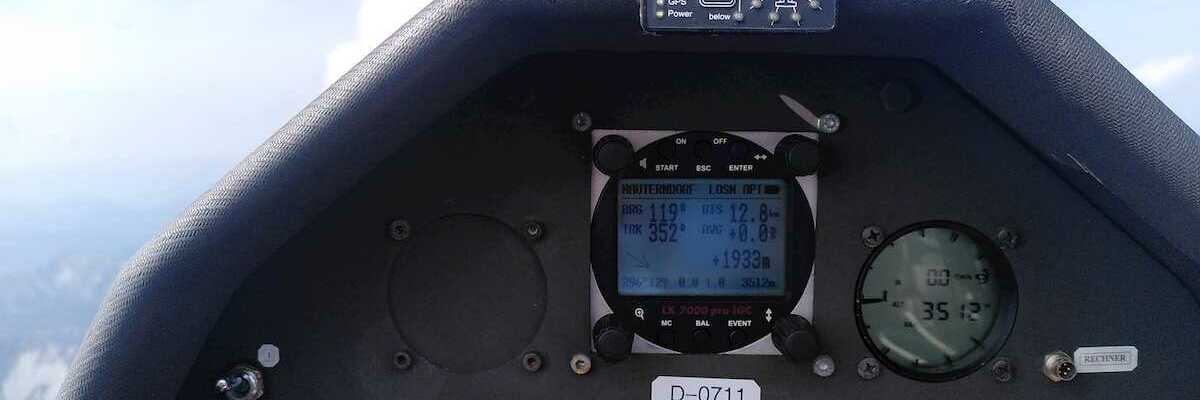 Flugwegposition um 13:51:44: Aufgenommen in der Nähe von Gemeinde Tweng, Tweng, Österreich in 3394 Meter