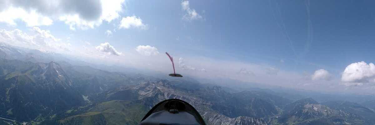Flugwegposition um 13:20:28: Aufgenommen in der Nähe von Gemeinde Zederhaus, 5584, Österreich in 3116 Meter