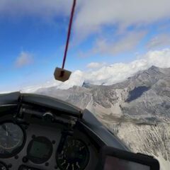 Flugwegposition um 12:43:10: Aufgenommen in der Nähe von Arrondissement de Briançon, Frankreich in 3620 Meter
