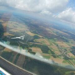 Flugwegposition um 10:51:27: Aufgenommen in der Nähe von Gemeinde Traunstein, Österreich in 1558 Meter