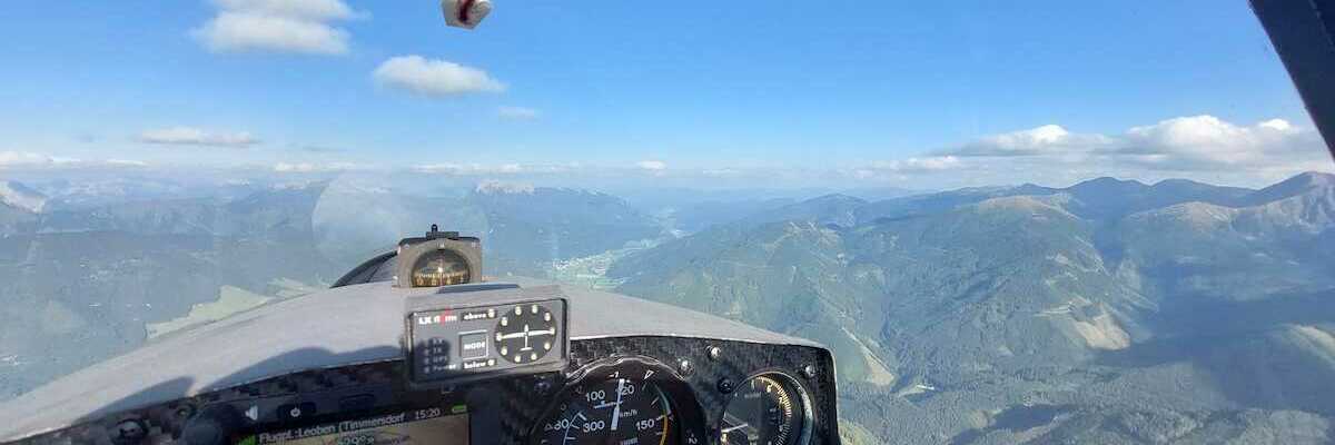 Flugwegposition um 15:20:29: Aufgenommen in der Nähe von Gemeinde Wald am Schoberpaß, 8781, Österreich in 2099 Meter