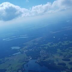 Flugwegposition um 12:39:22: Aufgenommen in der Nähe von Okres Jindřichův Hradec, Tschechien in 1793 Meter