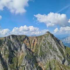 Flugwegposition um 11:31:41: Aufgenommen in der Nähe von Hafning bei Trofaiach, Österreich in 2097 Meter