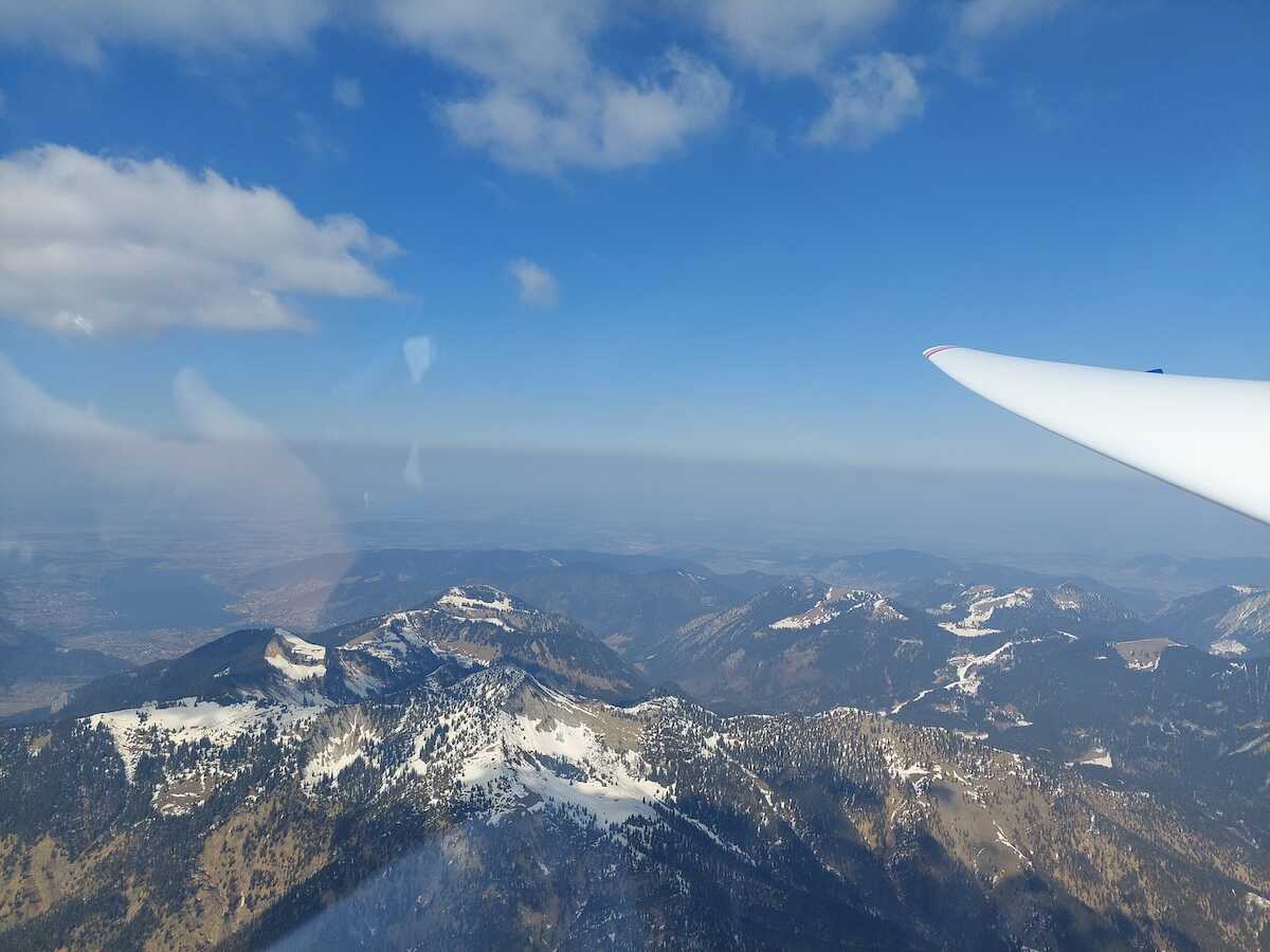 Flugwegposition um 12:45:19: Aufgenommen in der Nähe von Miesbach, 83, Deutschland in 2602 Meter