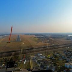 Flugwegposition um 15:20:32: Aufgenommen in der Nähe von Graz, Österreich in 597 Meter