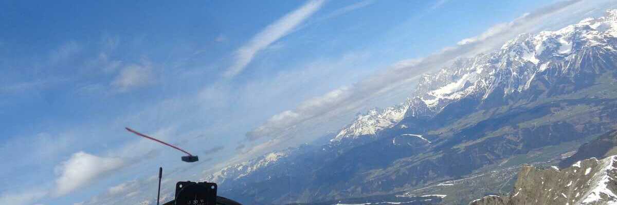 Flugwegposition um 11:22:23: Aufgenommen in der Nähe von Schladming, Österreich in 2477 Meter