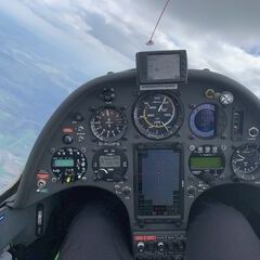 Flugwegposition um 14:24:36: Aufgenommen in der Nähe von Passau, Deutschland in 2171 Meter