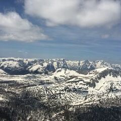 Flugwegposition um 11:14:58: Aufgenommen in der Nähe von Weißenbach bei Liezen, 8940, Österreich in 2367 Meter