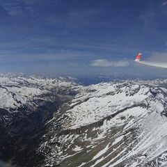 Flugwegposition um 11:01:00: Aufgenommen in der Nähe von St. Nikolai im Sölktal, 8961, Österreich in 2587 Meter
