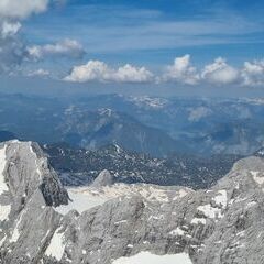 Flugwegposition um 13:23:13: Aufgenommen in der Nähe von Gemeinde Ramsau am Dachstein, 8972, Österreich in 2950 Meter