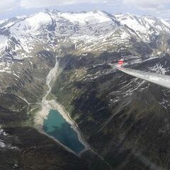 Flugwegposition um 12:29:48: Aufgenommen in der Nähe von 39030 Mühlwald, Autonome Provinz Bozen - Südtirol, Italien in 3243 Meter