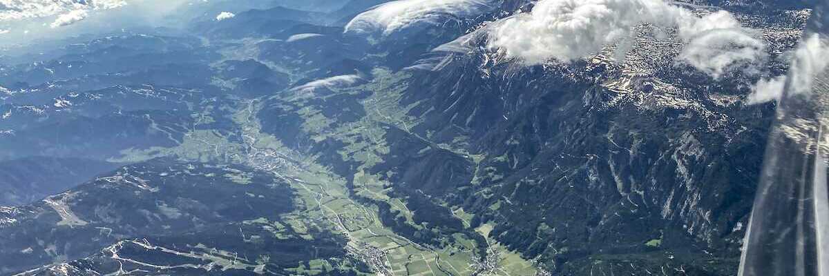 Flugwegposition um 13:48:07: Aufgenommen in der Nähe von Michaelerberg, Österreich in 5354 Meter