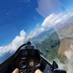 Flugwegposition um 10:49:03: Aufgenommen in der Nähe von Donnersbach, Österreich in 2544 Meter