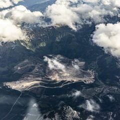 Flugwegposition um 16:36:01: Aufgenommen in der Nähe von Stainach-Pürgg, Österreich in 6514 Meter