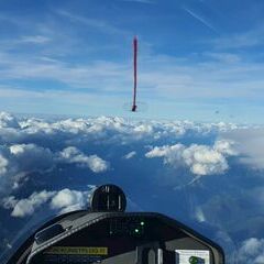 Flugwegposition um 16:58:41: Aufgenommen in der Nähe von Irdning, 8952, Österreich in 4975 Meter