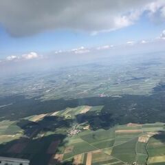 Flugwegposition um 13:33:32: Aufgenommen in der Nähe von Gemeinde Weitersfeld, Österreich in 1941 Meter
