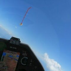 Flugwegposition um 12:32:03: Aufgenommen in der Nähe von Gemeinde Deutsch-Griffen, Österreich in 2834 Meter