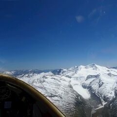 Flugwegposition um 12:08:18: Aufgenommen in der Nähe von Gemeinde Neukirchen am Großvenediger, Österreich in 3272 Meter