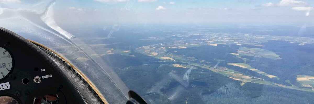 Flugwegposition um 11:24:24: Aufgenommen in der Nähe von Eichstätt, Deutschland in -1551 Meter