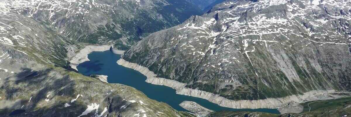 Flugwegposition um 13:00:49: Aufgenommen in der Nähe von Gemeinde Maria Alm am Steinernen Meer, 5761, Österreich in 2783 Meter