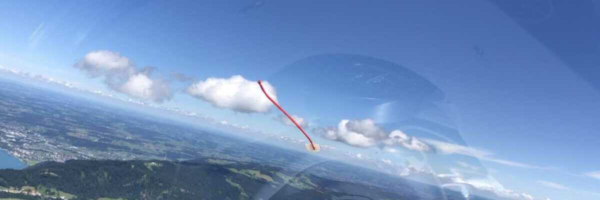 Flugwegposition um 10:26:49: Aufgenommen in der Nähe von Gemeinde Bildstein, Österreich in 1542 Meter