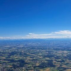 Flugwegposition um 15:38:50: Aufgenommen in der Nähe von Gemeinde Hagenberg im Mühlkreis, 4232 Hagenberg im Mühlkreis, Österreich in 1757 Meter