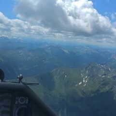 Flugwegposition um 12:49:57: Aufgenommen in der Nähe von Gemeinde Weißpriach, 5573, Österreich in 3060 Meter