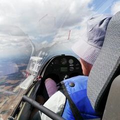 Flugwegposition um 12:22:54: Aufgenommen in der Nähe von Eichstätt, Deutschland in 1970 Meter