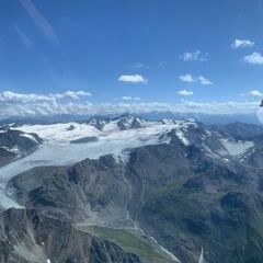 Verortung via Georeferenzierung der Kamera: Aufgenommen in der Nähe von Gemeinde Kaunertal, Österreich in 3900 Meter