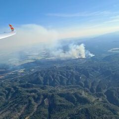 Flugwegposition um 16:03:46: Aufgenommen in der Nähe von Sächsische Schweiz-Osterzgebirge, Deutschland in 1525 Meter